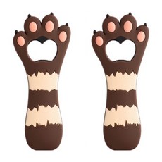 貓咪磁鐵開瓶器, 2個, 棕色