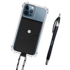 아이엔픽 목걸이 스트랩 카드 포켓 휴대폰 케이스