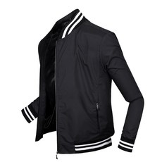 男款線條夾克內襯高爾夫防風外套 ZNG302