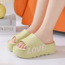 love厚底拖鞋 2589, 綠色, 40~41