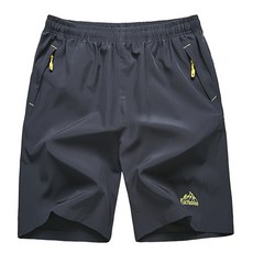 男款拉鍊設計運動短褲