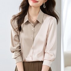 포플러앤씨 포틀러 카라 7부 블라우스 P24SPBL121936