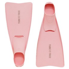 TUBE TREE 長蛙鞋 + 網袋 套組, 粉色