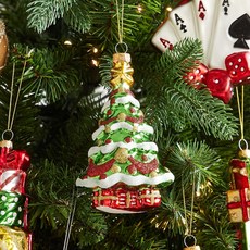 Modern House Objet Ornament 積雪樹, 1個, 混合色, 8.2 x 5.6 x 12.9 cm