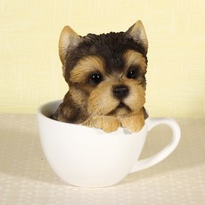 Edison Toy Marvel 室內裝飾擺飾, 掉進杯子裡的約克夏