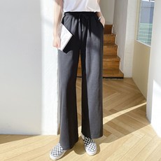 Tomatofactory 女款基本款直筒寬版運動褲