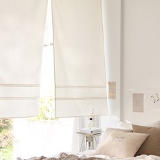 BELLELIFE 交叉蕾絲遮蔽簾, 自然風