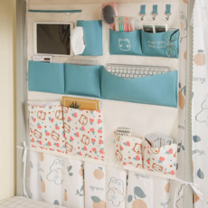 Glowus 漂亮壁掛式口袋 11口袋, 支架藍