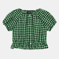 Celden 女童格紋襯衫 EDBW21551