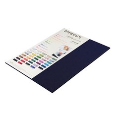 paperculture Da Vinci Emboss 厚磅雙面壓紋紙 180g No.59 海軍藍, 7個