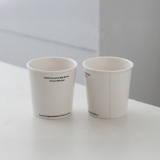 Daparang 簡約字母陶瓷紙杯造型水杯 HJ0244 300ml, 2個, 單一顏色