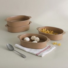 Bairim 焗烤盤, 4個, 土壤棕