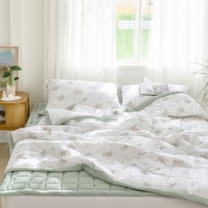 farfe 韓國製造 Elin 夏季涼被, 綠色