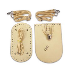 가죽 손가방 DIY 패키지, 1개, 베이지