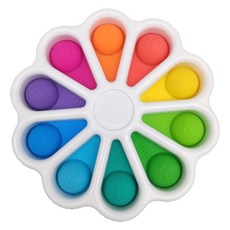 10格泡泡指尖陀螺, 白色