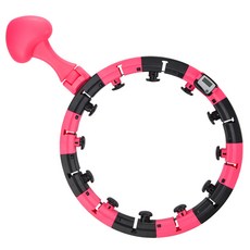 可調整按摩呼啦圈, 03 9代粉黑色, 840克