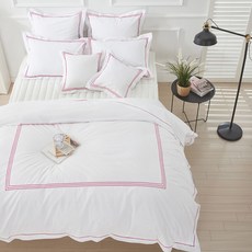 구스앤홈 호텔 로즈 구스이불 속통 300g + 이불커버 + 베개커버 2p 세트