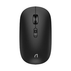 앱코 저소음 무선 블루투스 마우스, WM350, Black
