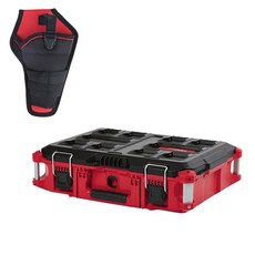 Milwaukee 美沃奇 Pac Out薄型多功能工具箱 48-22-8424+合作工具包 TP009, 1套