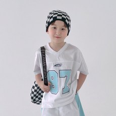 BerryCloset 男童閃耀橄欖球短袖T恤