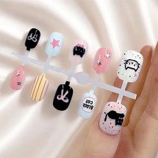 Maket Gamseong Curi 軟式美甲片 XS + S + M 套組, 4個, no 1