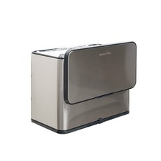 mono flat 掛式方形滑蓋垃圾桶 3L, 不鏽