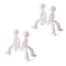 Bella 炊具砧板托盤底座支架支架 D190322, 白色的, 2個