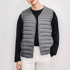 남녀공용 구스 다운 경량 패딩조끼