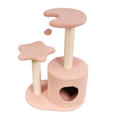 Youth 月亮星星 貓跳台 CH-CTW07, 粉紅色, 1個