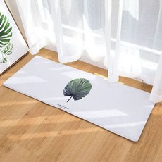 植物水彩插畫防滑地墊 腳踏墊, 07