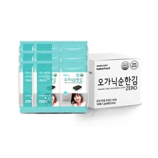 베베푸드 유기농 순한김 제로, 1.2g, 160개