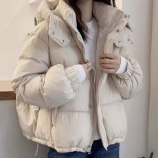 Sunlight 女款連帽短版舖棉外套