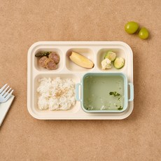 Modern House Kidsafe 可微波安心湯碗餐盤組, 1套, 湯碗 + 餐盤, 薄荷綠