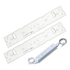 SM D Tech 三星 LED 模塊套組 2 燈 S6 580 x 97 mm-50W+KC 轉換器, 日光色, 1套