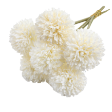 Living&Do 風信子人造花 一束, 白色