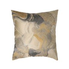 現代獨特設計抱枕, 米色