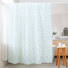 PEONIST 自然風浴室浴簾, 02號, 1個