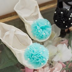 aterre Ballet 女童花朵芭蕾舞鞋