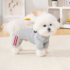 PASTEL PET 寵物線條亮點連身衣