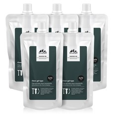 Manhust刮鬍凝膠刮鬍凝膠補充包, 250克, 5個