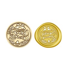 Mihwabujang 聖誕節封蠟印章 封蠟火漆印章, 04 SD_040, 1個