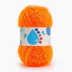 쎄비 촉촉 수세미실, 형광주황, 1개