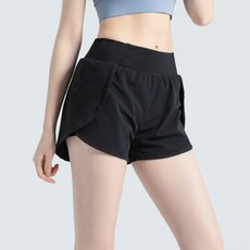 女款鬱金香線條瑜珈短褲