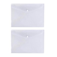 ABM 半透明 A4 文件夾 20p, 白色, 2個