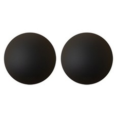 HOOG 游泳用覆蓋式矽膠胸墊一對組 圓形 SB008, 黑色, 1套