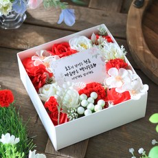 Scent Basket 人造花園驚喜零用錢盒活動, 絲絨紅, 1個