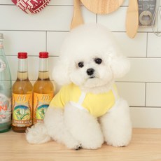 PETSLAND 狗狗Milky T恤, 黃色, 1個