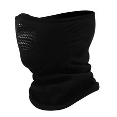 9FX 素色涼感運動防曬面罩, 黑色