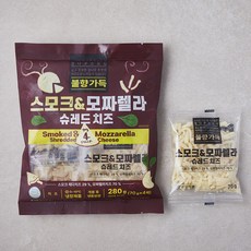 스모크 & 모짜렐라 슈레드 치즈, 70g, 4개입, 1개