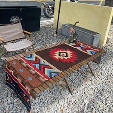 Quardi 露營桌布 桌旗 波希米亞風, 混合色